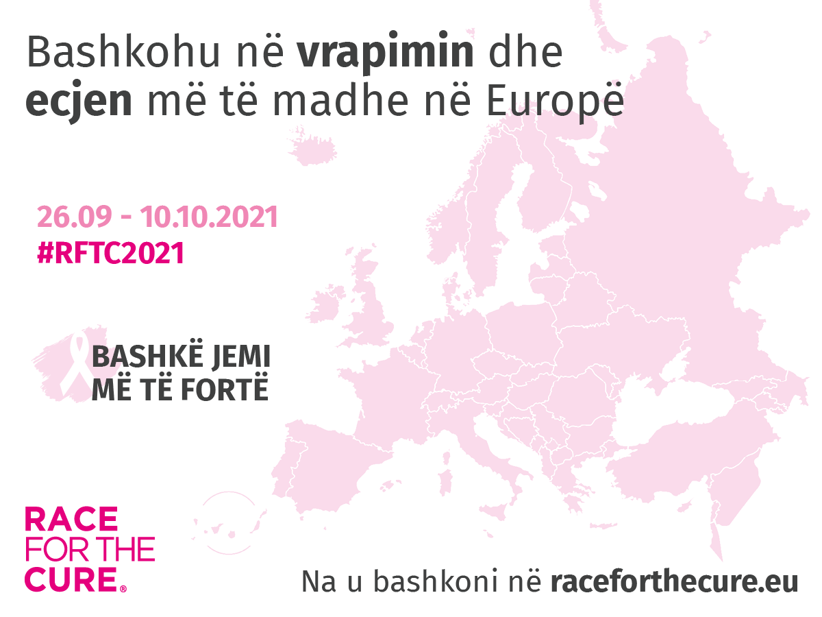 Shqipëria hap regjistrimet për “Race for the Cure 2”, si mund të bëheni edhe ju pjesë